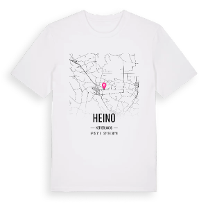 Heino karta t-shirt – ekologisk bomull t-shirt från Pinshirt
