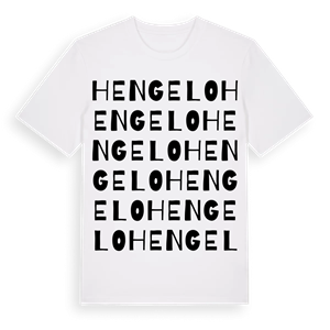 Hengelo ordlek t-shirt – ekologisk bomull t-shirt från Pinshirt