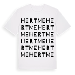 Hertme ordlek t-shirt – ekologisk bomull t-shirt från Pinshirt