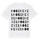 Hoge Hexel ordlek t-shirt