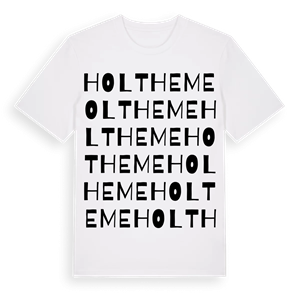 Holtheme ordlek t-shirt – ekologisk bomull t-shirt från Pinshirt