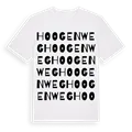 Hoogenweg ordlek t-shirt