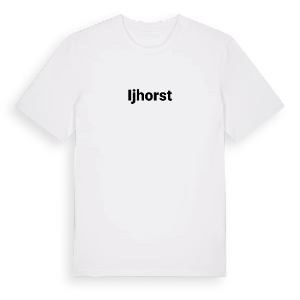 IJhorst fetstil t-shirt – ekologisk bomull t-shirt från Pinshirt
