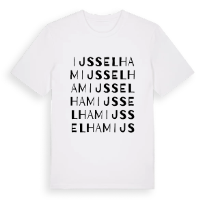 IJsselham ordlek t-shirt – ekologisk bomull t-shirt från Pinshirt