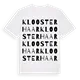 Kloosterhaar ordlek t-shirt
