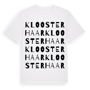 Kloosterhaar ordlek t-shirt – ekologisk bomull t-shirt från Pinshirt