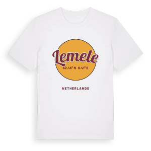 Lemele cirkel t-shirt – ekologisk bomull t-shirt från Pinshirt
