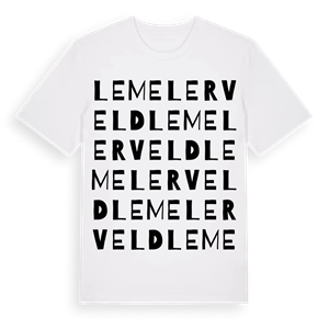 Lemelerveld ordlek t-shirt – ekologisk bomull t-shirt från Pinshirt