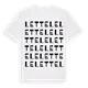 Lettele ordlek t-shirt