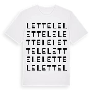 Lettele ordlek t-shirt – ekologisk bomull t-shirt från Pinshirt