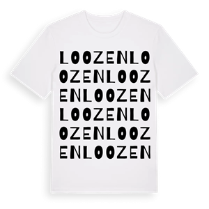 Loozen ordlek t-shirt – ekologisk bomull t-shirt från Pinshirt