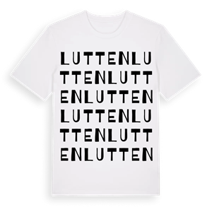 Lutten ordlek t-shirt – ekologisk bomull t-shirt från Pinshirt