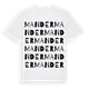 Mander ordlek t-shirt