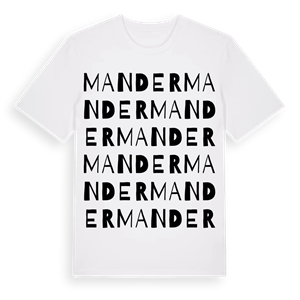 Mander ordlek t-shirt – ekologisk bomull t-shirt från Pinshirt