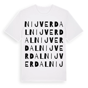Nijverdal ordlek t-shirt – ekologisk bomull t-shirt från Pinshirt