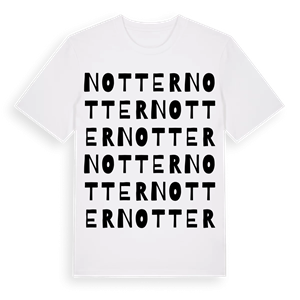 Notter ordlek t-shirt – ekologisk bomull t-shirt från Pinshirt