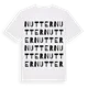 Nutter ordlek t-shirt