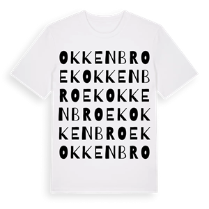 Okkenbroek ordlek t-shirt – ekologisk bomull t-shirt från Pinshirt