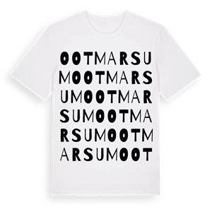Ootmarsum ordlek t-shirt – ekologisk bomull t-shirt från Pinshirt