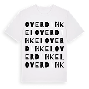 Overdinkel ordlek t-shirt – ekologisk bomull t-shirt från Pinshirt