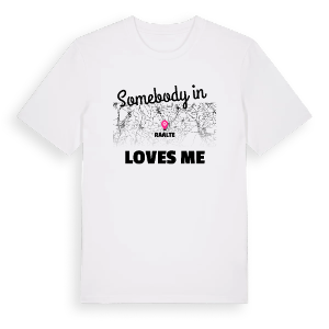 Någon i Raalte älskar mig t-shirt – ekologisk bomull t-shirt från Pinshirt