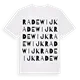 Radewijk ordlek t-shirt
