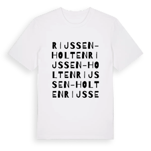 Rijssen-Holten ordlek t-shirt – ekologisk bomull t-shirt från Pinshirt