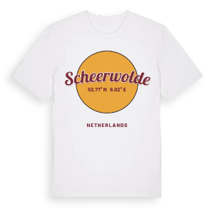 Scheerwolde cirkel t-shirt – ekologisk bomull t-shirt från Pinshirt