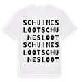 Schuinesloot ordlek t-shirt