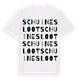 Schuinesloot ordlek t-shirt