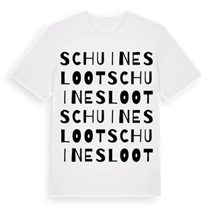 Schuinesloot ordlek t-shirt – ekologisk bomull t-shirt från Pinshirt