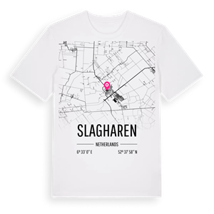 Slagharen karta t-shirt – ekologisk bomull t-shirt från Pinshirt