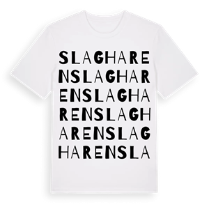 Slagharen ordlek t-shirt – ekologisk bomull t-shirt från Pinshirt
