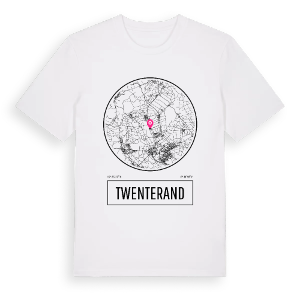 Twenterand t-shirt – ekologisk bomull t-shirt från Pinshirt