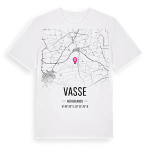 Vasse karta t-shirt – ekologisk bomull t-shirt från Pinshirt