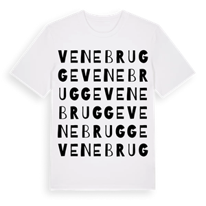 Venebrugge ordlek t-shirt – ekologisk bomull t-shirt från Pinshirt