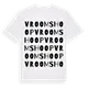 Vroomshoop ordlek t-shirt