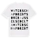 Waterschap Drents Overijsselse Delta ordlek t-shirt