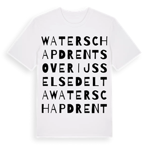 Waterschap Drents Overijsselse Delta ordlek t-shirt – ekologisk bomull t-shirt från Pinshirt