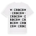 Wierden ordlek t-shirt