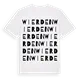 Wierden ordlek t-shirt