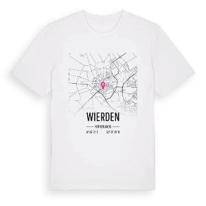 Wierden karta t-shirt – ekologisk bomull t-shirt från Pinshirt
