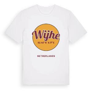Wijhe cirkel t-shirt – ekologisk bomull t-shirt från Pinshirt