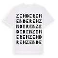 Zenderen ordlek t-shirt