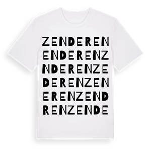 Zenderen ordlek t-shirt – ekologisk bomull t-shirt från Pinshirt