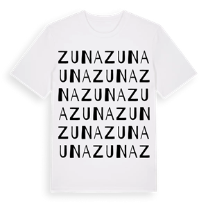 Zuna ordlek t-shirt – ekologisk bomull t-shirt från Pinshirt