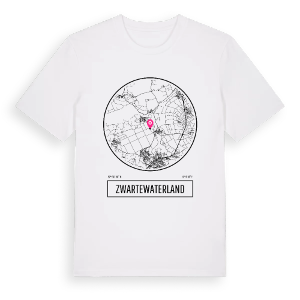 Zwartewaterland t-shirt – ekologisk bomull t-shirt från Pinshirt