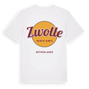 Zwolle cirkel t-shirt – ekologisk bomull t-shirt från Pinshirt