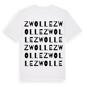 Zwolle ordlek t-shirt – ekologisk bomull t-shirt från Pinshirt