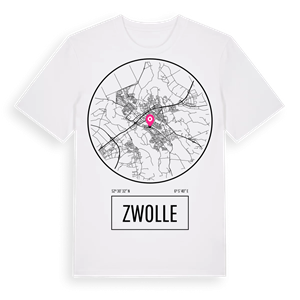 Zwolle t-shirt – ekologisk bomull t-shirt från Pinshirt